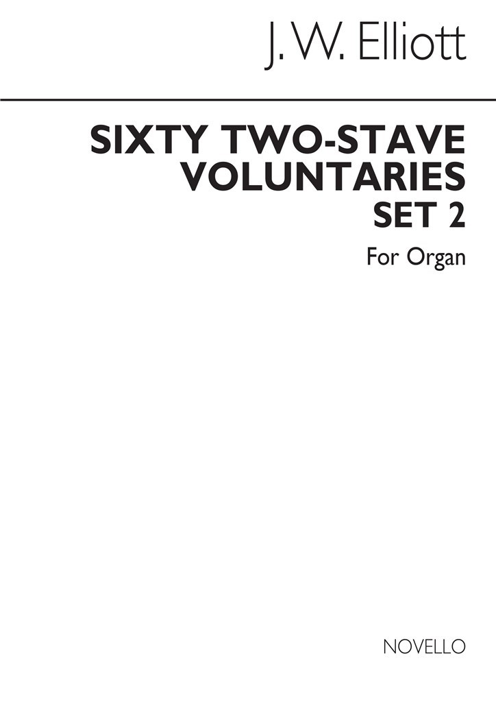 Sixty 2-Stave Voluntaries For Harmonium Set 2